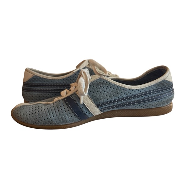 Coach Ellie Sneakers - Vintage Perforated Suede Shoes Women’s Size 7 - Picture 10 of 11